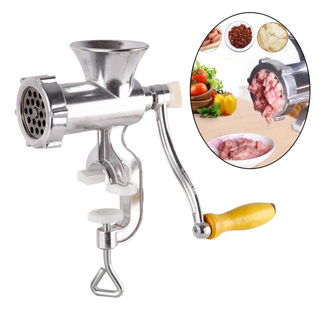 de carne manual Embutidora de de manivela Procesadora de carne trituradora de tierra doméstico para Boca 785cm Macarena Picadora de carne manual
