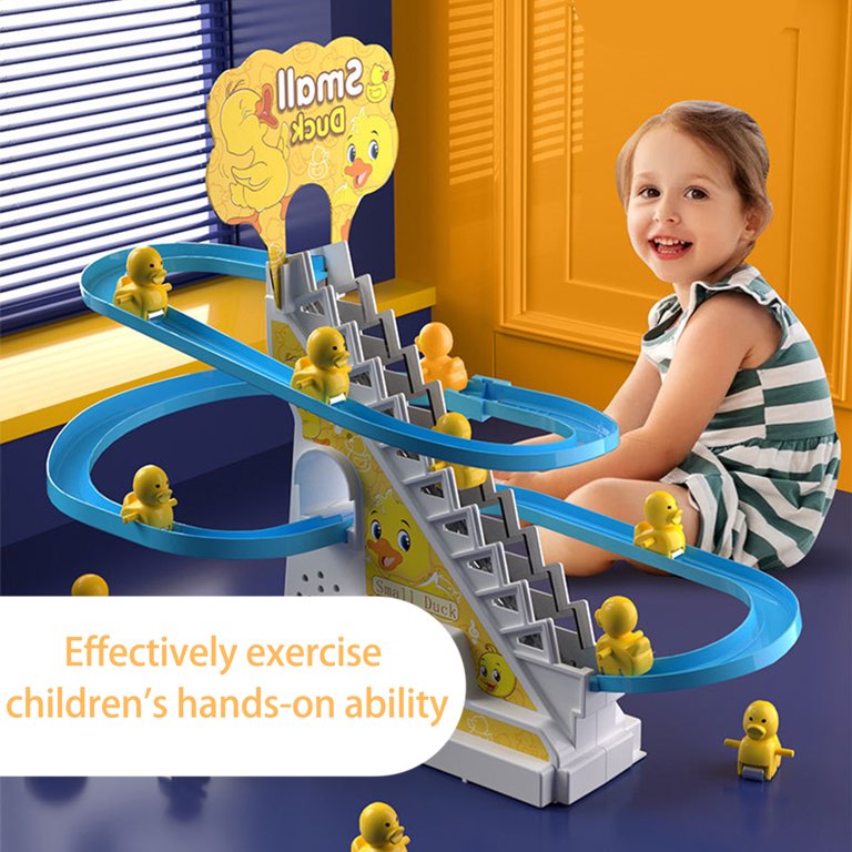 Baby Toys Electric Duck Track Slide Toys Boys Girls Electric
