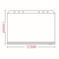 thumbnail image 2 of 12PCS Binder Pockets A5 A6 A7 Binder Zipper Folders for 6-Ring Notebook Binder Transparent Loose Leaf Pouch Document Filing Bags, 2 of 5
