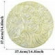 thumbnail image 4 of Juego de 6 manteles individuales redondos dorados BRILLAR resistentes al calor y lavables, 4 of 5