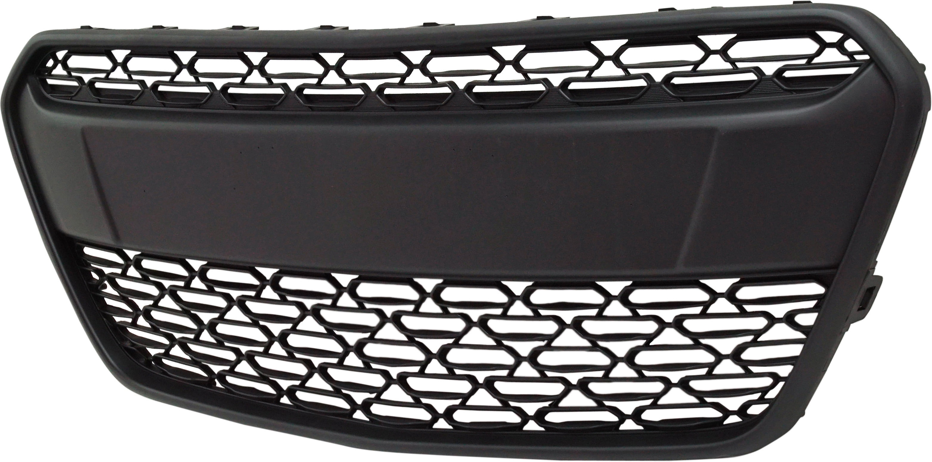 Bumper Grille Compatible With 2016-2018 Chevrolet Spark Front, Lower Textured Dark Gray