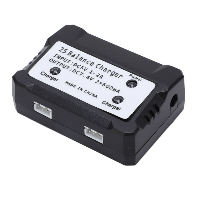 Cargador De Equilibrio, Cargador De Batería LiPo Pequeño Negro Para Juguete RC