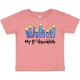 thumbnail image 3 of Inktastic My First Hanukkah with Lit Candles Boys or Girls Baby T-Shirt, 3 of 5