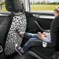 thumbnail image 5 of African Leopard style Mats Back Seat Protectors, Car Seat Protector Vehicle Organizers Waterproof Cover Back Seat Cover for Kids with 3 Storage Pockets 2 Pack, 5 of 5