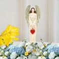 thumbnail image 3 of Angel Figurines, Angel Statue Gift, Heart Giving Decorative Ornament, Angel Gifts for Women, Healing Angel Figurines, Praying Angel Figurine/Sculpture, Angel Figurines Home Decor, 3 of 4