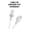 thumbnail image 2 of Cable Ethernet Red Lan 20m Reforzado Cat6 Internet Consola Blanco, 2 of 5