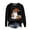Black, variant on Kakishop Halloween Womens Clothing I'M Fine Women Shirt Funny Halloween Clothes Top,Brown