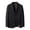 A_ Black, variant on YLSDY Men's Trench Coat Casual Long Sleeve Lapel Neck Overcoat Single Breasted Slim Fit Mid-Length Outerwear Business Tops Black XL