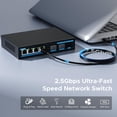 thumbnail image 3 of Switch TEROW de 6 puertos 2.5G POE+ con 2 puertos 10G SFP+ Ethernet, 3 of 9
