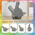 thumbnail image 5 of Vineego Power Lift Recliner Chair with Massage - Remote Control, Leathaire Fabric, Cup Holders for Elderly & Home Theater,Gray, 5 of 8