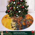 thumbnail image 3 of Ryvnso Christmas Tree Skirt Skulls Sunflower Xmas Tree Skirts Ornament Home Decorations 35.4", 3 of 6