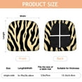 thumbnail image 3 of Zebra Pattern Seat Covers for Dining Room Chairs Set Of 6,Stretch Printed Washable Chair Seat Cover with Elastic Ties and Button,Removable Waterproof Couch Cushion Covers, 3 of 6