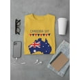 thumbnail image 3 of Canberra Day Flag On Country T-Shirt Men -Image by Shutterstock, Male XX-Large, 3 of 4