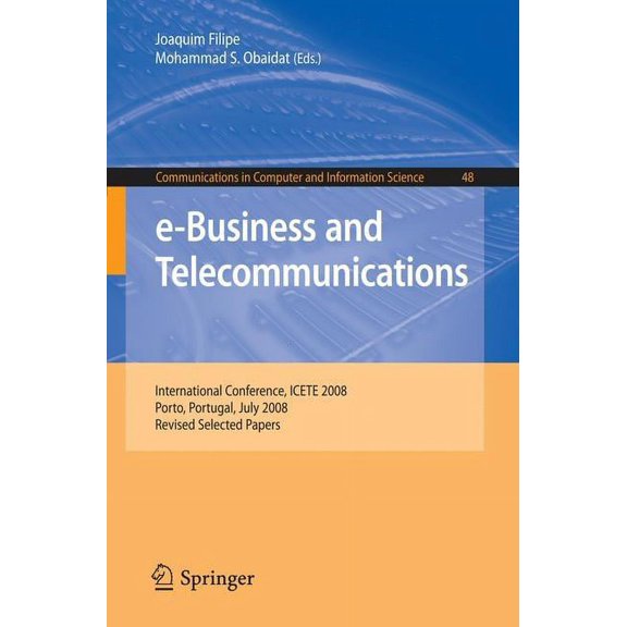 Communications in Computer and Informati e-Business and Telecommunications, Book 48, (Paperback)
