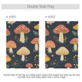 thumbnail image 4 of Yayeee Garden Flag 12" x 18" Double Sided Outdoor Yard Lawn Holiday Decorations, Black Mushroom Pattern, 4 of 6