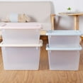 thumbnail image 2 of Coofit Container Box Plastic Clear Multifunctional Toys Storage Bin Storage Latch Box, 2 of 10