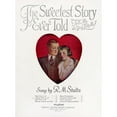 thumbnail image 3 of Anonymous 14x18 Black Modern Framed Museum Art Print Titled - The Sweetest Story Ever Told (1920), 3 of 5