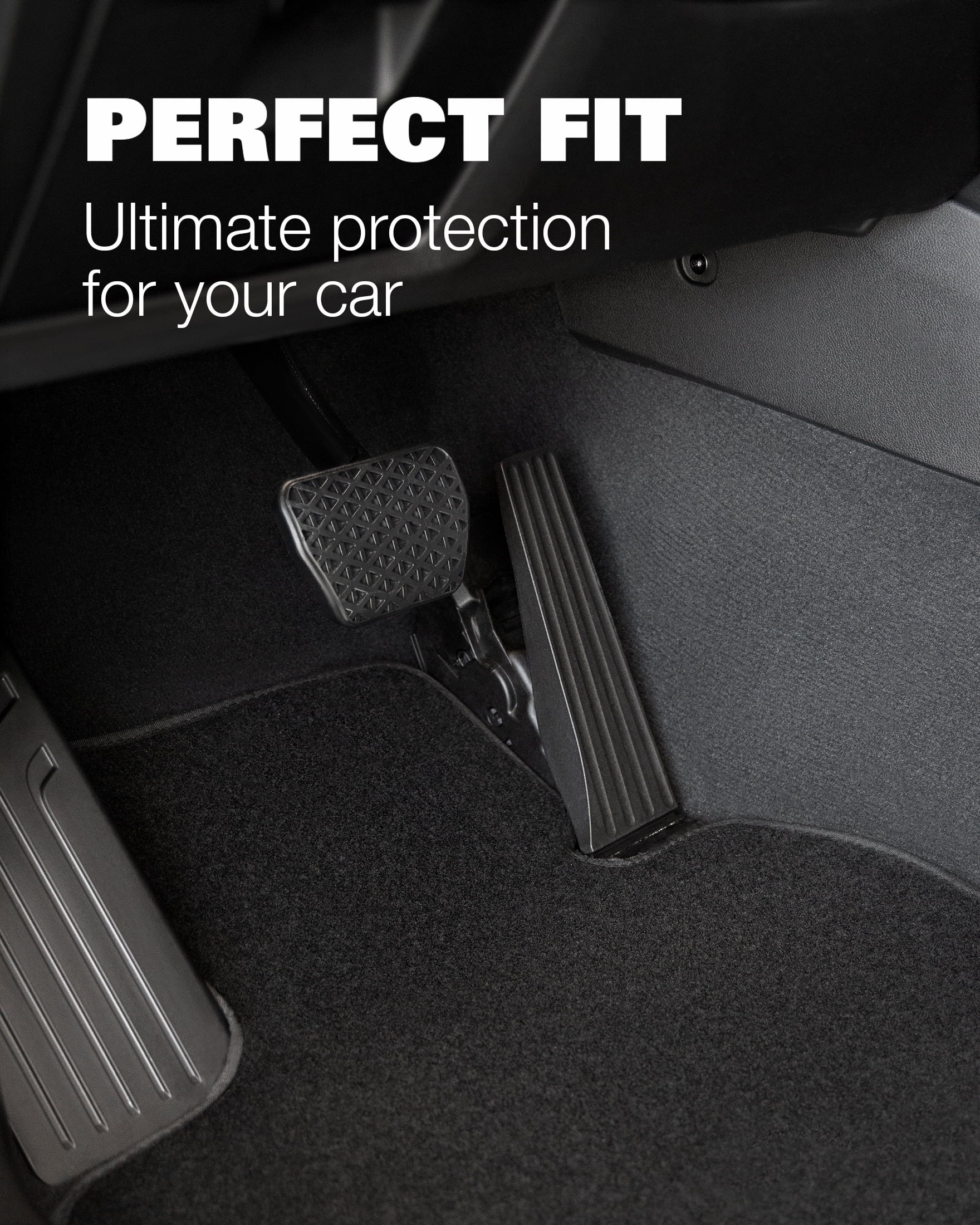 Floor Mats for BMW X3 2018-2024 & BMW X4 2019-2024 - Custom 3D Fit 20i 30i M40i 30e M - 1st & 2nd Row - Anti-Slip Backing - 34oz Heavy Duty Carpet Mat - Set of 4 All Weather Car Liner Floormats