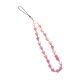 thumbnail image 4 of Dijes de cuentas para teléfono, correa de muñeca, soporte de regalo, decoración, colgante para teléfono para mujer Rosa oscuro, 4 of 9
