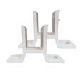 thumbnail image 1 of ALEKO Ensemble de 2 Supports Muraux pour Auvent Rétractable, Blanc, 1 of 5
