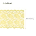thumbnail image 2 of Uxcell Lace Ribbon Floral Pattern Embroidered Lace Ribbon for Sewing Making, and DIY Crafts, Gift Wrapping Wedding Decor Yellow, 2 of 7