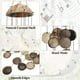 thumbnail image 3 of Kokosnötsskalutomhusvindspel,utomhusbambuvindspel,perfektförattdekoreradinegenterrass,veranda,trädgårdellerbakgård$Utomhuskokosnöt, 3 of 5