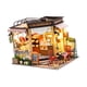 thumbnail image 3 of Kit de casa de muñecas en miniatura, tienda de panadería, artesanías decorativas hechas a mano detalladas, rompecabezas de madera 3D, casa de madera, 3 of 9