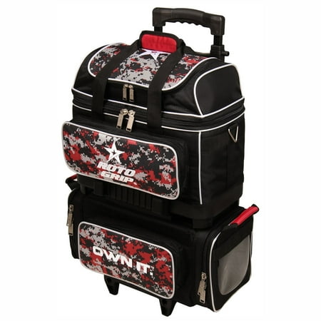 Roto Grip 4 Ball Roller Bowling Bag Black Camo Red From 209 95 Roto Grip 4 Ball Roller Bowling Bag Black Camo Red