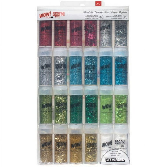 American Crafts WOW! & Spark Mixed Value Pack, 24pk, Christmas
