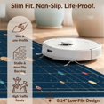thumbnail image 6 of Design&I 9'x12' Washable Area Rug System Educational Planet Galaxy Chart With Constellation Motif for Dining Room, Basement, Large Office, Snag-Free, 6 of 7