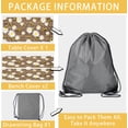 thumbnail image 4 of Bee Daisy Picnic Table Cover with Bench Covers Waterproof Windproof Elastic Fitted Outdoor Camping RV Tablecloths with Drawstring Bag Reusable Rectangle Rectangle Tables and Seats Cover 30X72IN, 4 of 5