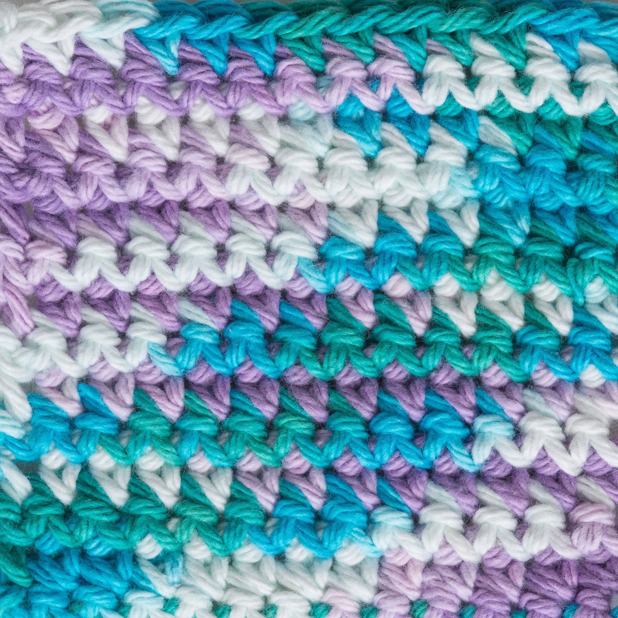Lily Sugar 'n Cream Cotton Yarn Light Blue 00026 Crochet Knit Fast