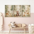 thumbnail image 4 of Hieng Baby Boy Nursery Wall Decor,Forest Animal Fox Bear Wall Hieng Set of 3 Boy Adventure Toddler Room Nursery Decor,Watercolor Mountain Forest Nature Woodland Painting Pictures for Bedroom, 4 of 6