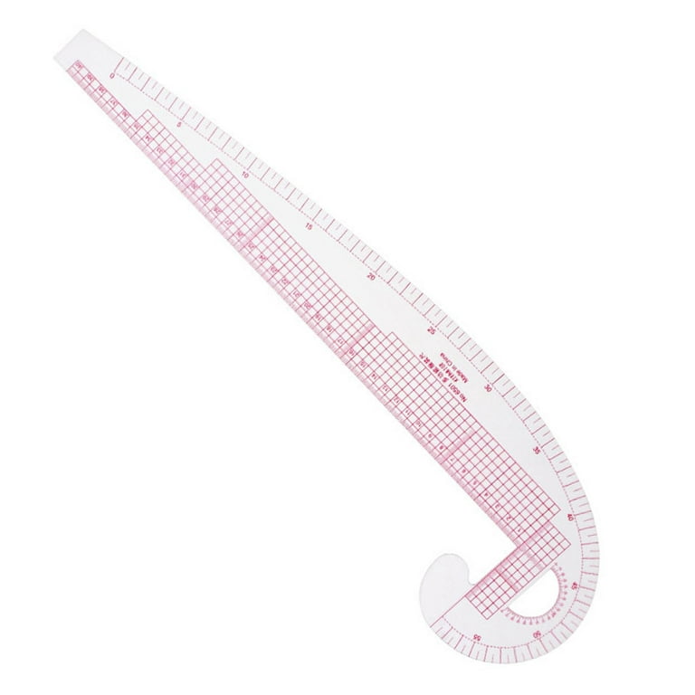 Clear Sewing Ruler French Curve Ruler Drawing Template for Fabric Sewing  Tailors 