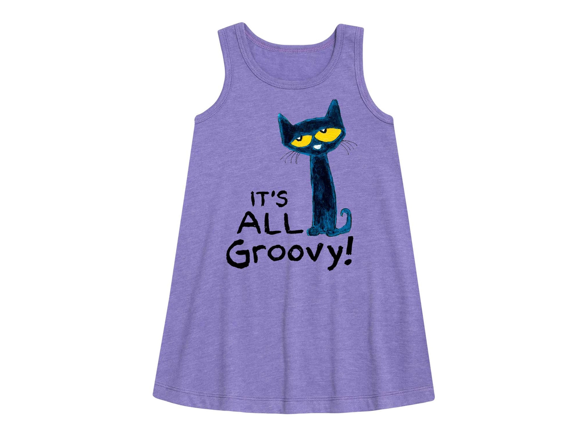 Instant Message Pete The Cat It's All Groovy Toddler ALine Dress