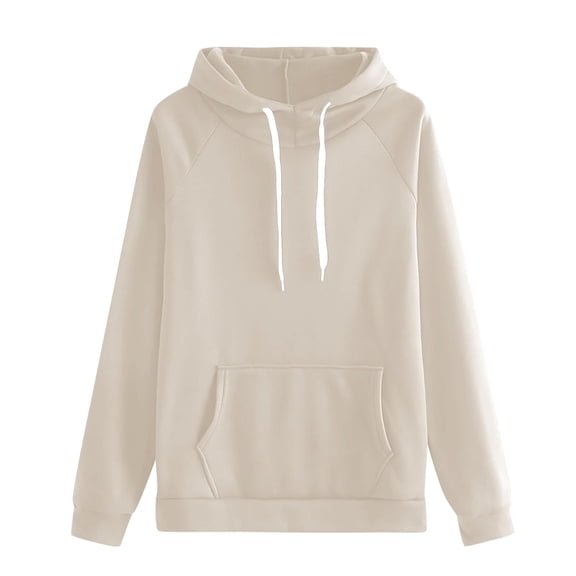 Wensltd Women's Long Sleeve Hoodies Casual Tunic Pullover Sweatshirts with Pocket