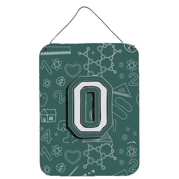 Letter O Back to School Initial Wall or Door Hanging Prints