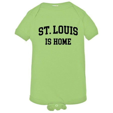 

PleaseMeTees™ Baby Saint ST Louis Is Home Born In From HQ Jumpsuit