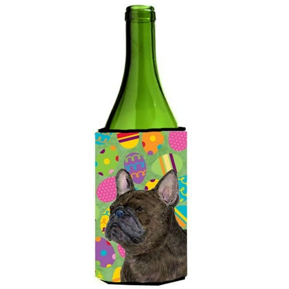 French Bulldog Easter Eggtravaganza Wine bottle sleeve Hugger - 24 Oz.