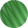 thumbnail image 1 of Ahgly Tapis Rond Lavable en Machine Intérieur Transitionnel Vert Émeraude Profond, 5 Pieds Rond, 1 of 7