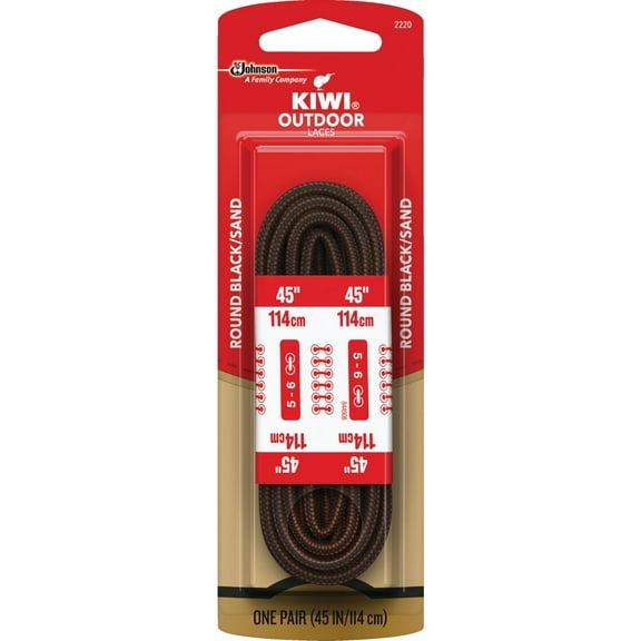 Kiwi Outdoor Round 45 In. Boot Laces 06622