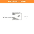 thumbnail image 2 of Uxcell 5Pcs Wire Diameter 0.031", OD 0.47", Free Length 0.39" 304 Stainless Steel Coil Mechanical Compressed Spring, 2 of 7
