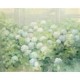 thumbnail image 2 of Purinton, Julia 24x20 White Modern Wood Framed Museum Art Print Titled - Hydrangea Lane, 2 of 4