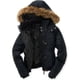 thumbnail image 2 of Chaqueta acolchada Aeropostale para mujer color negro pequeña, 2 of 3