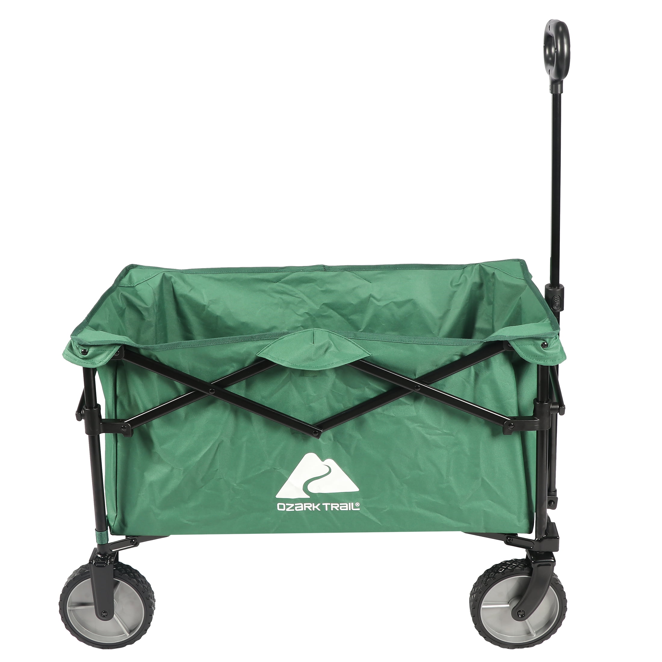 Ozark Trail Multi-Purpose Big Bucket Cart, Green Wagon