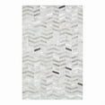 thumbnail image 2 of Pasargad Home Galaxy 5' x 8' Hand-Loomed Cowhide Silver Rug - All Ages, Indoors, 2 of 4