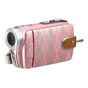 DXG Luxe Collection DXG-533V - Soho - camcorder - 720p - 5.0 MP - flash 128 MB - flash card - pink, argyle