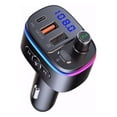 thumbnail image 1 of Transmisor Bluetooth Fm LAB.G 20w Asistente Voz Para Auto Negro, 1 of 5