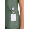 thumbnail image 3 of Infinity Cherokee Women Nurse Scrubs Top Mock Wrap with 2 Pockets - 2625A, 3 of 9