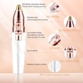 thumbnail image 2 of Eyebrow Shaving, Eyebrow Trimmer, 2 in 1 Facial Hair Remover, Electric Eyebrow Remover, LED Light, Eyebrow Epilator for Face / Eyebrow / Chin Stub, USB Rechargeable, 2 of 7